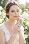 Wrist Length Plain Tulle Gloves – Sheer Elegant Gloves for Wedding Bridal with 2 Color Options - 4