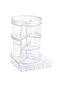 360 Degree Rotating Acrylic Makeup and Jewelry Organizer – 24 Compartment Cosmetic Box – Transparent and Shatterproof - 4
