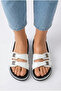 Lightweight and Comfortable Orthopedic Sole Double-Strap Comfortable and Cozy Women's Slippers - 3