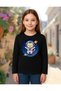 Cute Cat Astronaut Space Cute Cat Printed Long Sleeve Unisex Kids T-Shirt (Ages 4-13) - 2