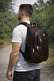 حقيبة جلدية أنيقة (حقيبة ظهر) - 5