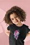 Fish Printed Cotton Crewneck Girls' T-Shirt - 2