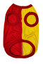 Name-Writable Paw B Printed Yellow Red Cat and Dog Jersey - 4