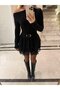 Women's Belted Lace Detailed Short Skirt