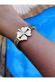 Non-Tarnish Steel Chain Clover Bracelet