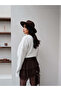 Women's Belted Lace Detail Mini Skirt - 3