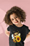 Ari Printed Cotton Crewneck Girls' T-Shirt - 2