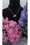 Letter F Balloon Steel Necklace - Gold & Silver Color Options 45cm Stainless & Tarnish Resistant - 2
