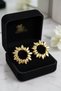 Gold Yaprak Çelenk Küpe - 2