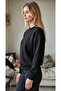 Unisex Black Basic Sweatshirt Hoodie - 3