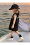 Girl's Cherry 20 Detailed Sleeves Detailed Sleeveless Mini Dress - 3