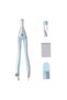 Blue Silver Metallic Compass - 4pcs - 2