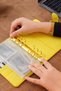 Accumulation Agenda - Budget Planner Wallet - Yellow - with Gold Mechanism - 4