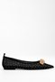 Black Evening Dress Shoes Women's Evening Dress Ballerina Shoes Special Occasion Shoes Comfortable and Stylish Ballerina Shoes - 2