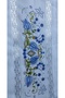 Stone Embroidered Velvet Textured Cotton Head & Hand Towel with Floral Embroidery (50×90 cm) |   200 Gr) m - 4