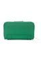 Women's Green Zippered Wallet with Leather-Look Card Holder Compartments, Medium Size Stylish Hand Wallet, Triple Set - 4