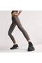 Women's Brown Leggings Opt Pl 7/8 L Jz1269 - 8