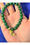 Malahite Natural Stone Bracelet with Koi Fish Figure - 2