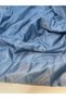 Light Blue Quilted Fabric Coat Hanger - Single Sided - 5