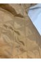 Thin Milk Coffee Color Diamond Pattern Quilted Fabric Coat - Single Sided - 4