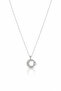 Moon and Star Figured Necklace, Gift for Lover, Stone Necklace