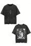 Unisex Acid Washed Oversized T-Shirt – Cotton Casual Comfort Fit