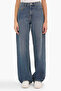 Straight Wide High Waist Straight and Wide Leg Jean Trousers F9585Ax26Sp - 3