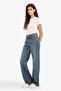 Straight Wide High Waist Straight and Wide Leg Jean Trousers F9585Ax26Sp - 2