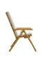 Folding Garden Reclining Chairs 2 pcs with Cushions Bamboo - 5