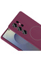 Samsung Galaxy S25 Ultra Case Meta Launch M-Safe Camera Protected Inside Velvet Soft Colorful Suede Si - 3