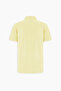 Men's Yellow Slim Fit Slim Fit Polo Collar 100% Cotton Short Sleeve T-Shirt - 8