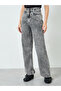 Women Grey High Rise Wide Leg Jeans - 2