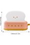 USB Rechargeable Cute Toaster-Shaped LED Night Light - 3