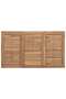 Garden Dining Table 120x70x77 cm Solid Teak Wood - 4