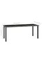 Garden Dining Table Grey 180x70x73 cm Poly Rattan - 3