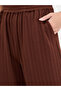 Women Coffee Brown Wide Leg Trousers - 3