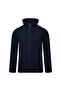 Navy Blue Regular Fit Cotton Hooded Sweatshirt
