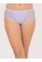 Pack of 3- Mid Waist Hipster Panty with Lace Wings - Cotton - 4