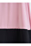 Women Contrast Hem Color Block Maxi Skirt - 4