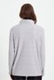 Women's Standard Fit Anti-Pilling Cold-Resistant Gray Bato Collar Fleece Sweatshirt - 6