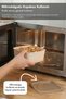 Set of 20 Striped Square Storage Containers - Microwave Safe Food Containers 1.35L 0.85L 0.5L 0.3L Gray - 7