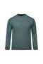 Turquoise Regular Fit Half Turtleneck Wool Sweater