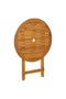 Folding Garden Table 70 cm Solid Acacia Wood - 5