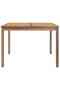 Garden Dining Table 110x110x77 cm Solid Teak Wood - 2