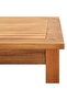 Garden Coffee Table 60x60x36 cm Solid Acacia Wood - 5