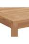Garden Dining Table 160x80x77 cm Solid Teak Wood - 5