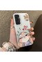 Samsung Galaxy S23 Fe Compatible Heart-Themed Fox and Rabbit Printed Case, Matching Cover for Friends and Couples
