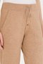 Women's Camel Melange Slim Fit Knitwear Trousers 50253729-Vr122 - 5