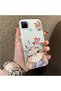 Realme C25Y/C21Y Compatible Heart-Themed Fox Rabbit Printed Case, Matching Cover for Friends and Couples