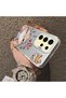 Samsung Galaxy S24 Ultra Compatible Heart-Themed Fox Rabbit Printed Case, Friend and Couple - 2